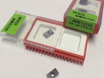 PCD CBN数控刀片APKT1135 数控刀具 硬质合金 数控刀片 铣床图1