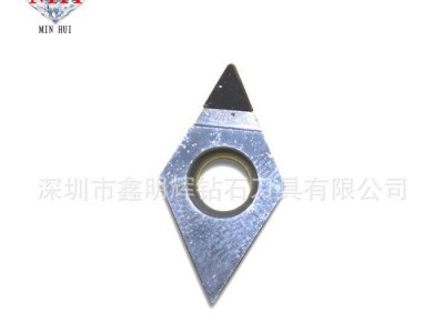 直批钻石PCD车刀粒 数控车床刀片 聚晶金刚石刀片 数控刀片图1