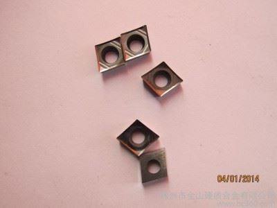供应硬质合金数控刀片 CCGX09T304-LH 专业铝合金加工刀片 黑色涂层图2