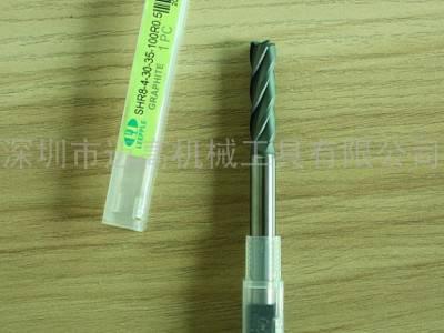 供应leepple 型号SHR4-4-8-20-75R0.5 石墨铣刀圆角石墨铣刀中国制造先进石墨铣刀图1