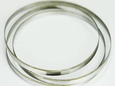曼德MD37718 金刚石工具佛珠机木工铣刀木工机械pcd铣刀机用 金刚石带锯切割机刀片 无焊接口环形带锯条图1