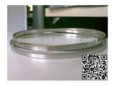 曼德MD37718 金刚石工具佛珠机木工铣刀木工机械pcd铣刀机用 金刚石带锯切割机刀片 无焊接口环形带锯条图7