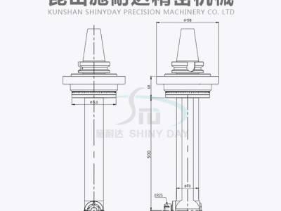 供应 施耐达ER25-500 加长直角铣头 加工中心侧铣头 万向侧铣头 加工中心铣刀 角度头 侧铣头怎么用 龙门侧铣头厂图4