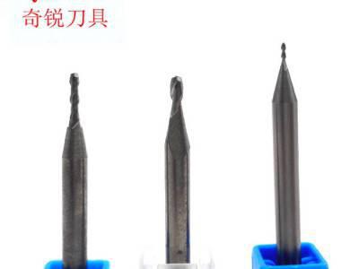 直销进口整体合金钨钢铣刀HRC45度两刃铝用铣刀标准数控铣刀图1