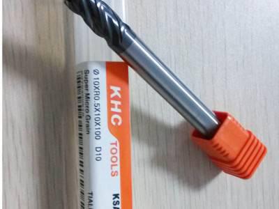 高硬度圆鼻铣刀 涂层KHC4刃钨钢铣刀圆鼻加长柄铣刀KSA435RL图2