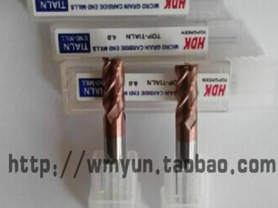 进口金色涂层钨钢平底立铣刀 65度高硬度铣刀 合金高转速铣刀1-12图1