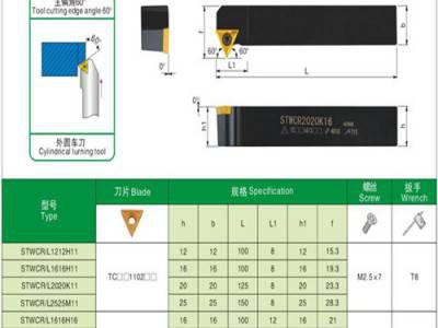 数控车刀杆60度外圆车刀排刀架刀杆STWCR1616H16 买数控车刀杆选南京维克合金工具厂图7