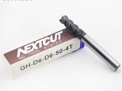 NEXTCUT高硬钨钢铣刀 GH两刃平底立铣刀 1-20mm 高速精加工钨**图3
