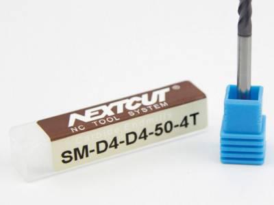 nextcut钨** SM不锈钢专用铣刀 1-8mm 四刃钨钢涂层平底铣刀图3