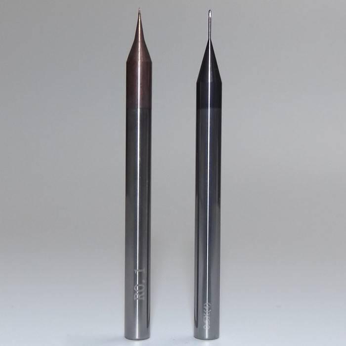 IMMORTALS神兵精工 小径刀 0.1mm刃径铣刀 微小径钨钢涂层铣刀