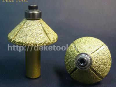 钎焊金刚石 石英石刀头 45度斜刀 石材铣刀图1