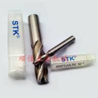 STK钴高速钢公英制4刃不涂层平铣刀