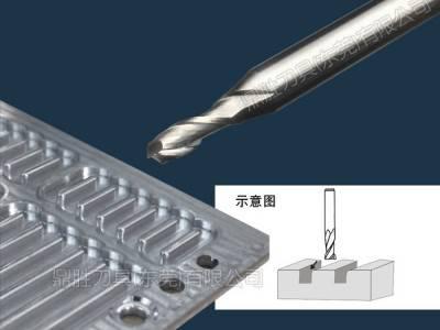 生产cnc数控刀具二刃平底铝用铣刀硬质合金钨钢铣刀切铝/铝合金刀具图3