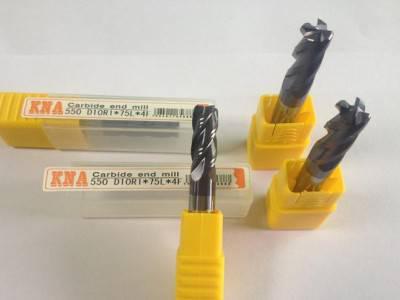 特价进口  圆鼻铣刀   D10R1*75L*4F图1