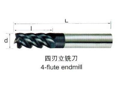 【市场热销】（上工）优质50°~55°四刃立铣刀图3
