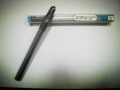 台湾億逹YIDA钨钢铣刀 R6*150L柄长型钨钢球刀（HRC50）图1