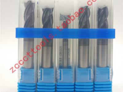 金鹭UP210-S4-48度4刃平头钨钢立铣刀直径1-20mm通用加工耐磨图1