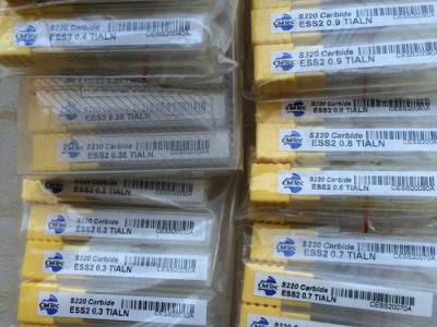 现货台湾西门德克（CMTec）1mm微小径平头钨钢铣刀（二刃图1