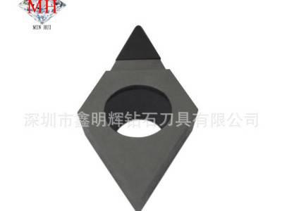 直销数控金属刀片 **进口金钢石刀片 PCD车刀粒 外圆车刀图1