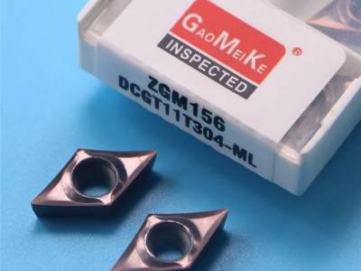 GAOMEIKE DCGT11T302-ML 精车刀片 高光镜面刀 钛合金精车刀片 内孔精车刀片 前扫车刀片图1