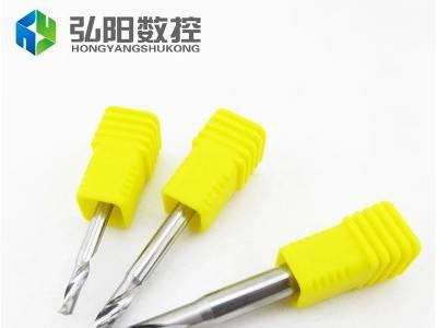 雕刻机刀具铝用单刃铣刀 进口A级铝板型材不锈钢金属切割刀无毛刺图4