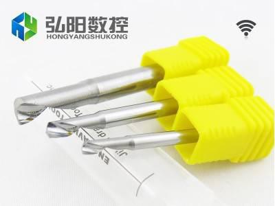 雕刻机刀具铝用单刃铣刀 进口A级铝板型材不锈钢金属切割刀无毛刺图1