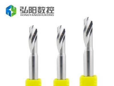 雕刻机刀具铝用单刃铣刀 进口A级铝板型材不锈钢金属切割刀无毛刺图5