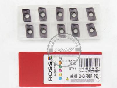 ROSS模具铣刀片 APMT160408PDER P201 大R0.8方刀片 加工铸件图1
