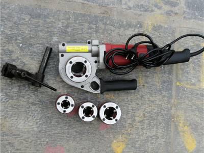 1寸镀锌管电动套丝机 手持式板牙水管绞板套丝工具图2