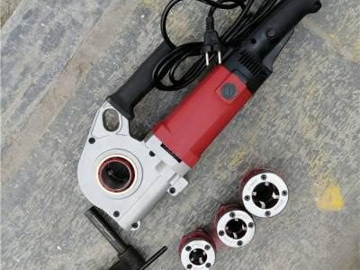 1寸镀锌管电动套丝机 手持式板牙水管绞板套丝工具图3