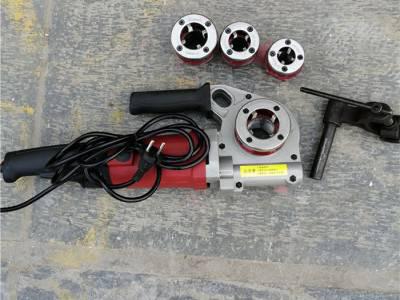 1寸镀锌管电动套丝机 手持式板牙水管绞板套丝工具图8