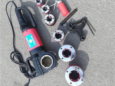 SQ-2电动套丝机 小型手持式管道攻丝铰螺纹 镀锌管手提手动套丝板牙工具图1
