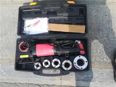SQ-2电动套丝机 小型手持式管道攻丝铰螺纹 镀锌管手提手动套丝板牙工具图7
