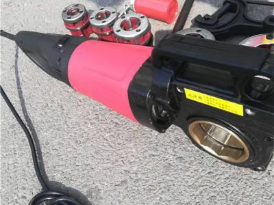 SQ-2电动套丝机 小型手持式管道攻丝铰螺纹 镀锌管手提手动套丝板牙工具图5