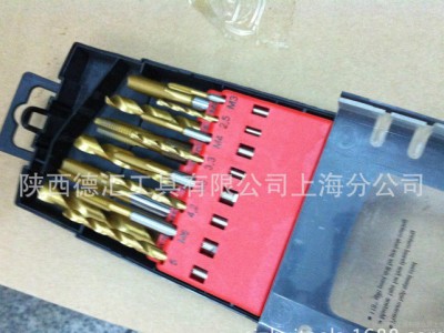 批发 远东JEFF 黄色 涂层丝锥钻头套装7件套组图2