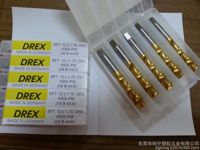 德国进口DREX丝攻粉末高速钢镀钛螺旋丝攻不锈钢钛合金专用丝锥含钴高速钢螺旋丝攻不锈钢专用丝攻先端螺旋丝锥图5