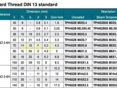 TaeguTec/特固克 韩国TPH452B10 M5X0.8 通孔直槽丝锥丝攻 涂层 现货特价图3