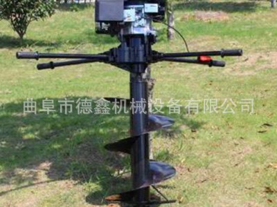 植树立柱多功能挖坑机 合金钻头工地施工光伏打桩电线杆打坑机图3