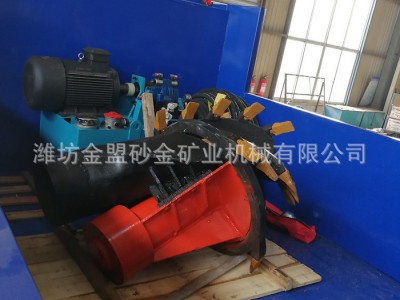 小型城市内河铰刀式挖泥船低价出售 河道挖泥船铰刀头配置图2
