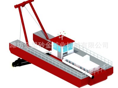 小型城市内河铰刀式挖泥船低价出售 河道挖泥船铰刀头配置图1