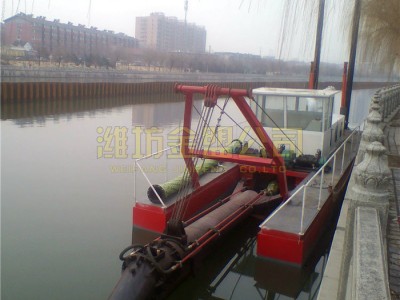 河南省郑州市16寸铰刀式挖泥船 河道铰刀式挖泥船销售图5