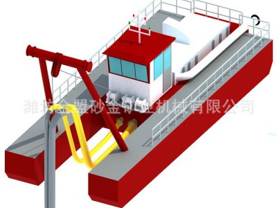 小型水库挖泥船改装液压铰刀头 山东生产绞吸式挖泥船图1