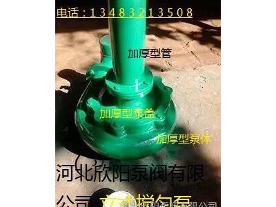 100NWL立式长杆泵|加厚立杆污|自带铰刀长杆泵|3寸杆泵 4寸杆泵 立式污水泵图3