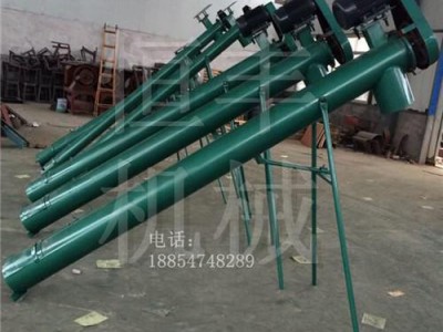 绞龙输送设备U型蛟龙 管式螺旋输送机 铰刀 专业定做吸粮机 提升机图8