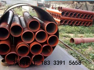 华构桩工**灌注桩导管 基础导管 护筒 淘金钻头 合金钻头 密封圈图1