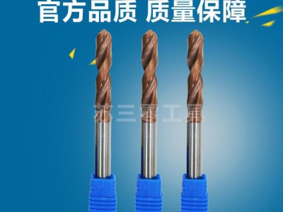 直销硬质合金钻头内冷钻高硬度耐磨钨钢麻花钻头非标定制加工图3