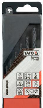 YATO易尔拓工具全磨制麻花钻组套硬质合金钻头咀嘴YT-40