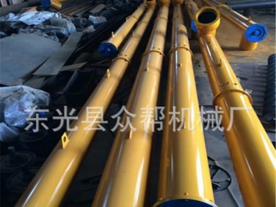 角度螺旋输送机 蛟龙铰刀螺旋输送机 不锈钢螺旋上料机图1