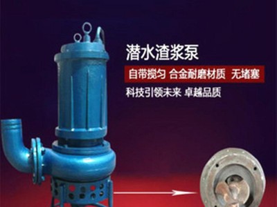 专业生产移动式带铰刀潜水渣浆泵|超耐磨泥浆泵 50ZJQ小型图2