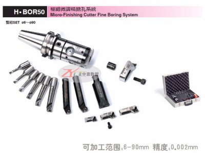 优势供应正宗台湾世邦精镗刀 BT30/40/50-HBOR50(6-90mm) 世邦微调精镗刀,加工范围8-280MM图4